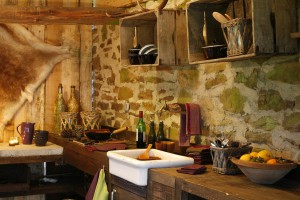 Interior view of a converted barn